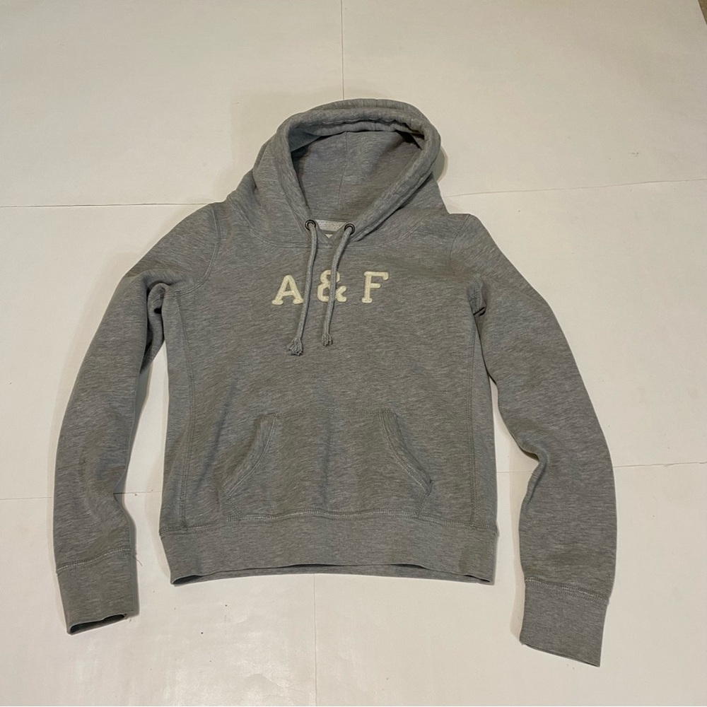 Abercrombie & Fitch Gray Hoodie Sweater